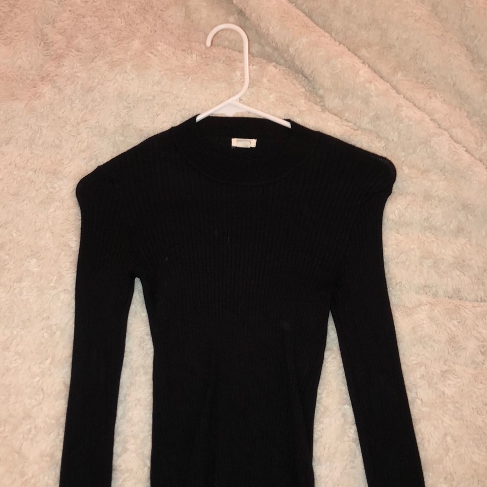 Black long sleeve garage shirt